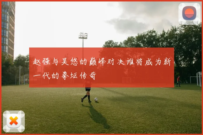 赵强与吴悠的巅峰对决谁将成为新一代的拳坛传奇